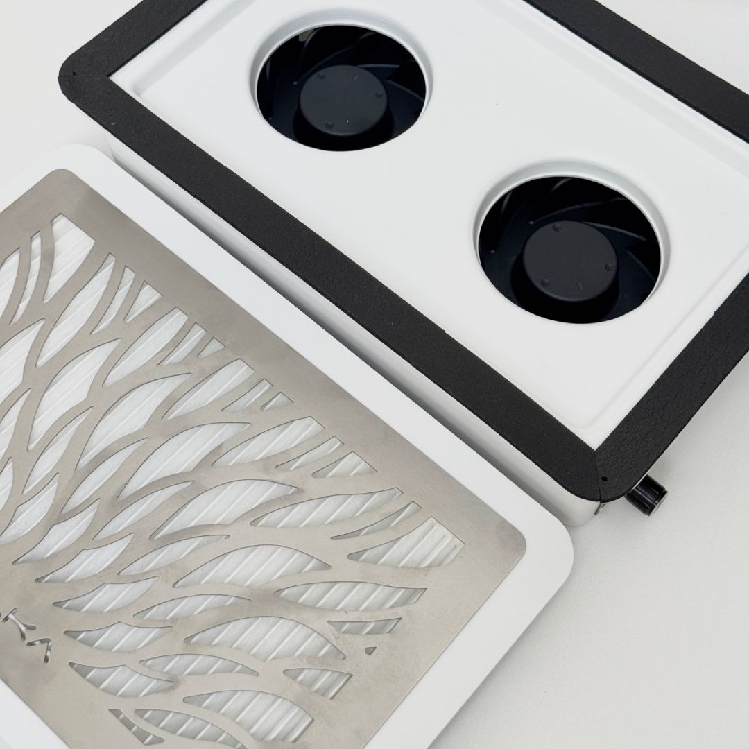 ÜLKA Tornado - Aspirateur Encastrable pour Ongles - Double Ventilateur